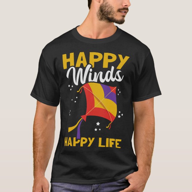 Camiseta Cometas voladoras de cometas S2 (121) (Anverso)