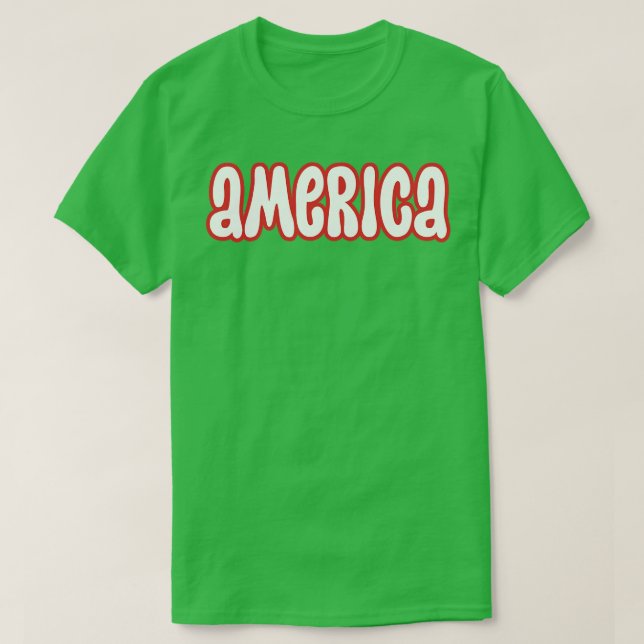 Camiseta Comfort America 2 (Diseño del anverso)
