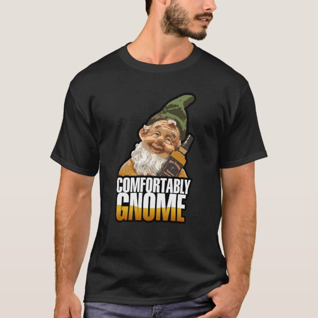 Camiseta Comfortablemente gnomo (Anverso)