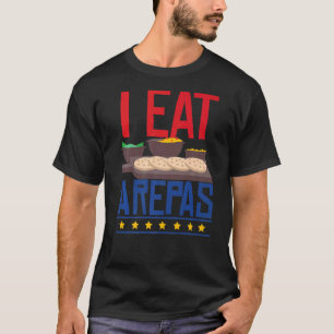 Camiseta Comí Arepas Graciosa Cocina Colombiana Arepa P