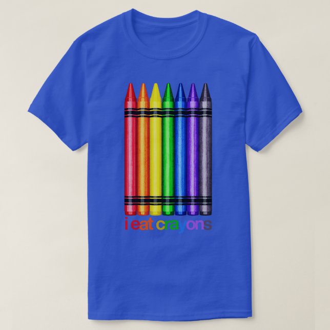 Camiseta Comí Crayones (Diseño del anverso)