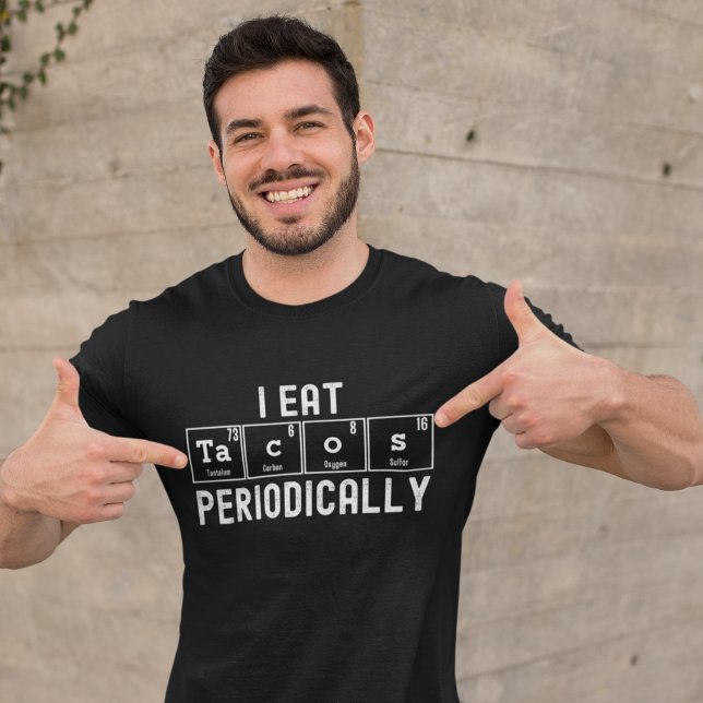 Camiseta Comí Tacos Periódicamente Funy Químico (Subido por el creador)