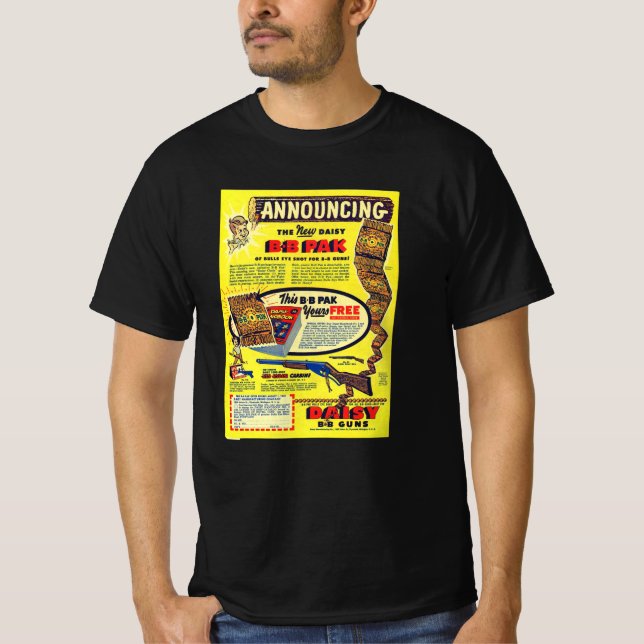 Camiseta Comic Book BB Gun 50 de Red Ryder (Anverso)