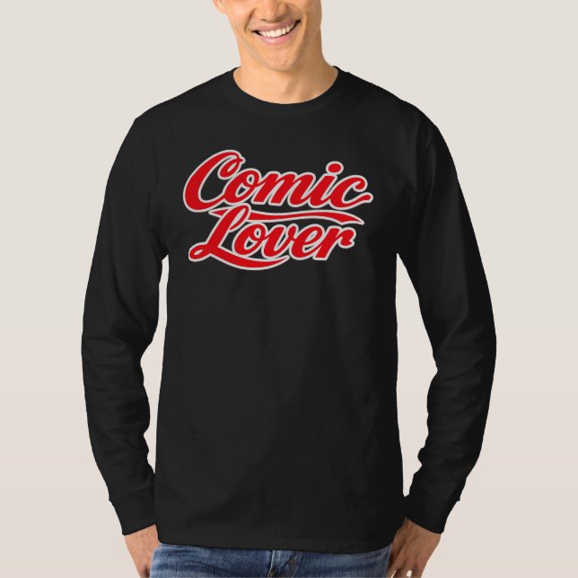 Camiseta Comic Book Lover Bold Design 3 (Anverso)