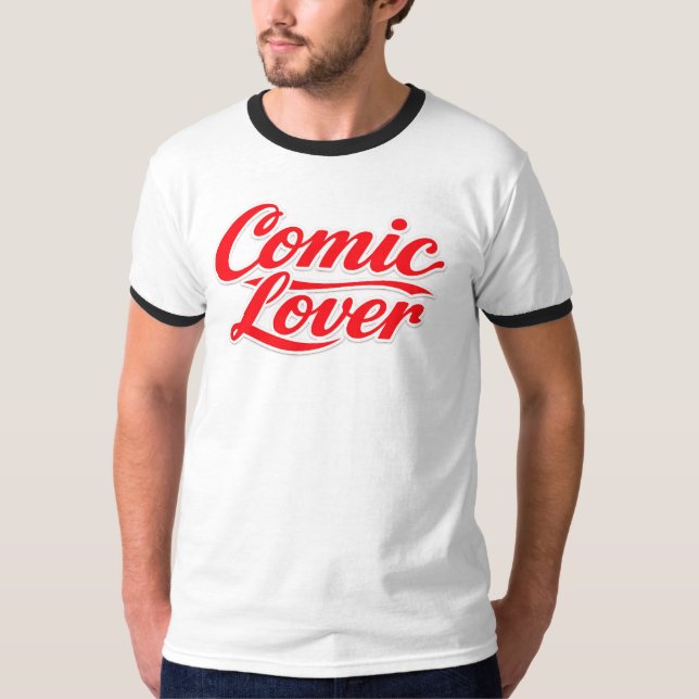 Camiseta Comic Book Lover Bold Design 5 (Anverso)