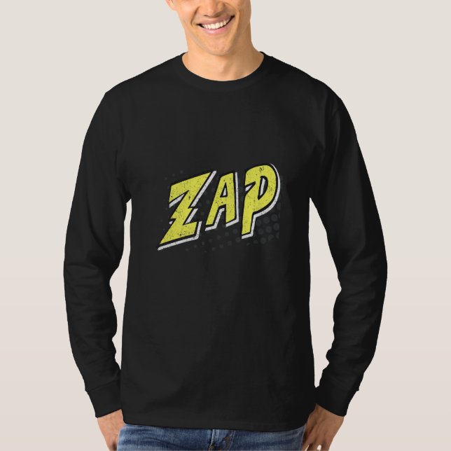 Camiseta Comic Book Sound Effect Whats Action Bubble (Anverso)