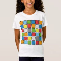Comic Book Style Squares T-Shirt