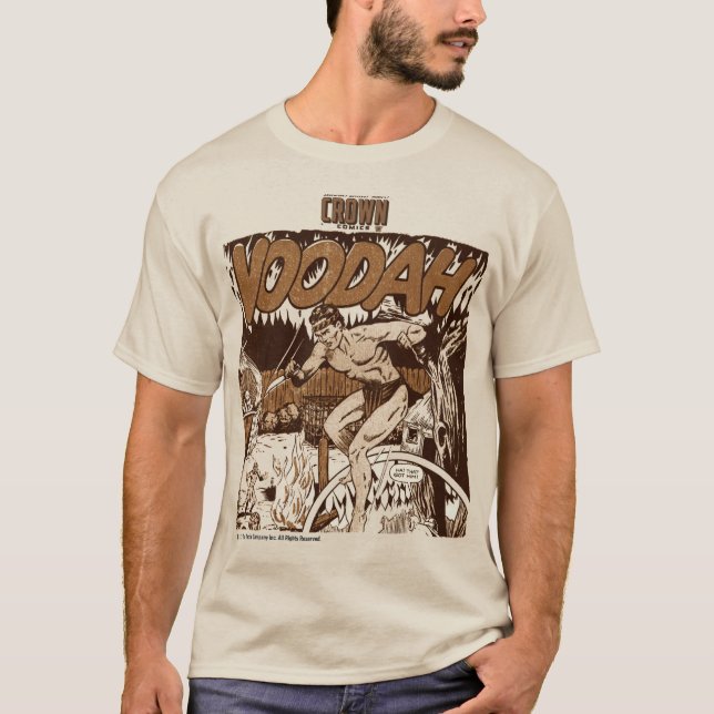 Camiseta Cómic clásico de los años 40 "VOODAH" (Anverso)