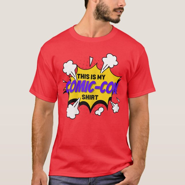 Camiseta Comic convention Comics This is my ComicCon (Anverso)