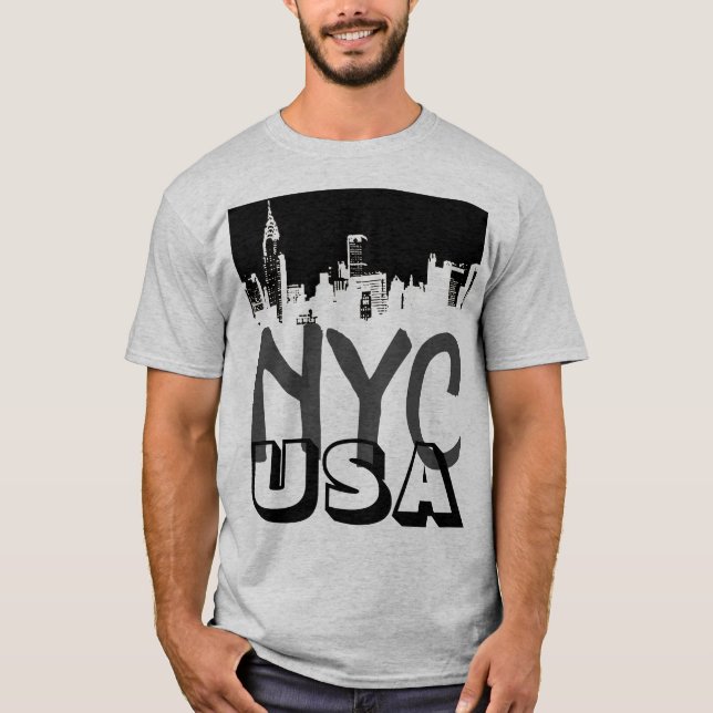 Camiseta Comic de arte pop retro New York City NYC USA (Anverso)