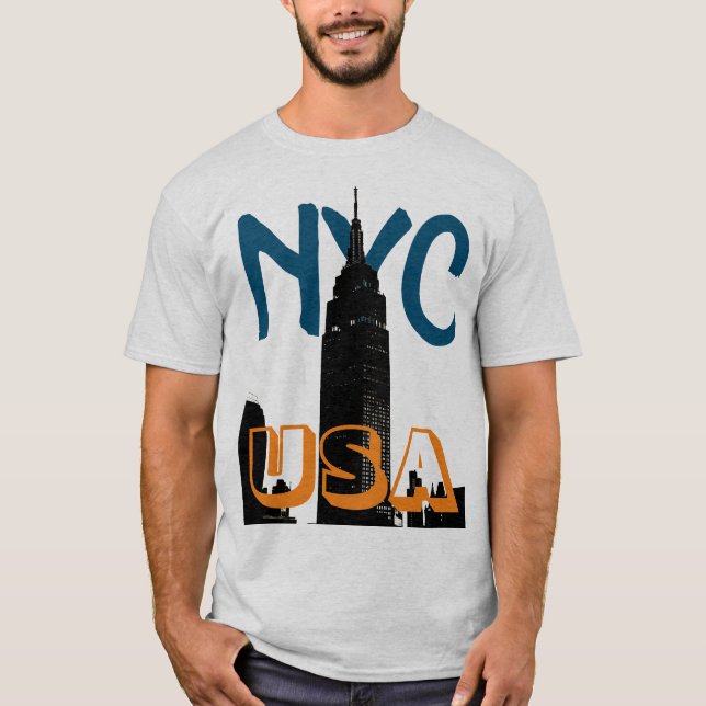 Camiseta Comic de arte pop retro New York City NYC USA (Anverso)