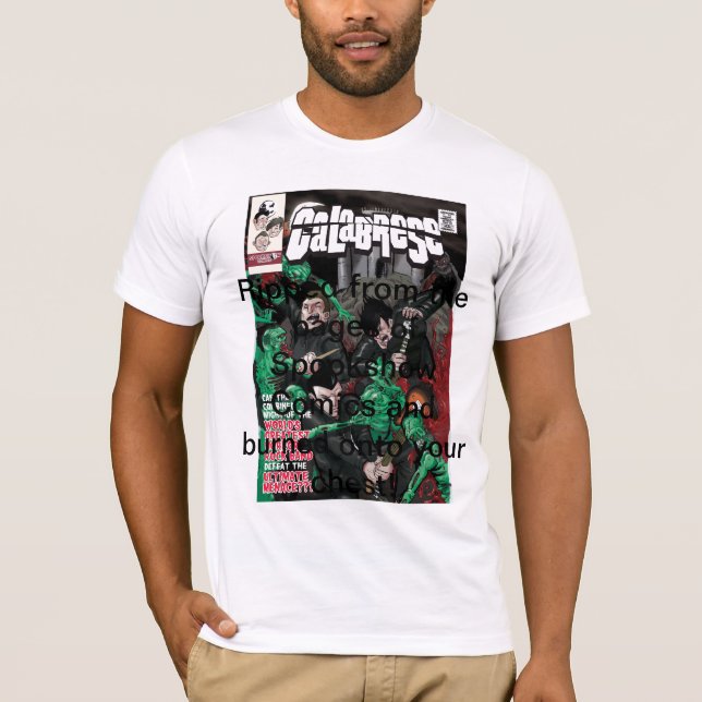 Camiseta Cómic de Calabrese (Anverso)