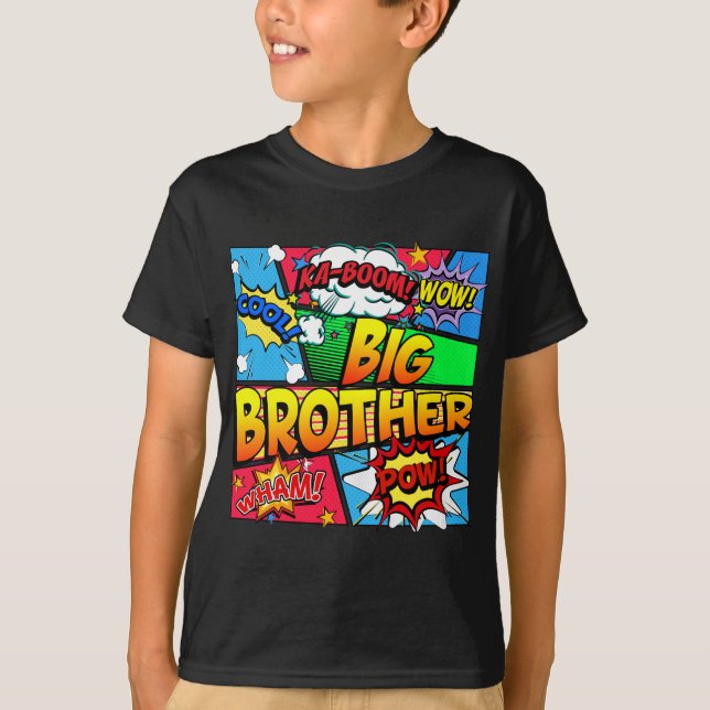 Camiseta Cómic de hermano mayor (Anverso)
