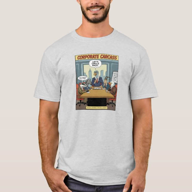 Camiseta Cómic de humor de oficina Corporate Carcass (Anverso)