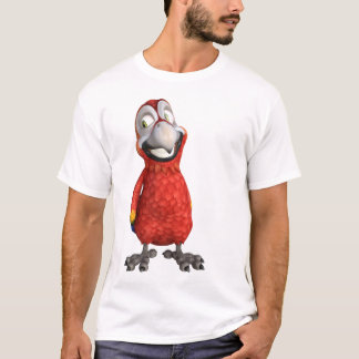 Camiseta cómic de loro