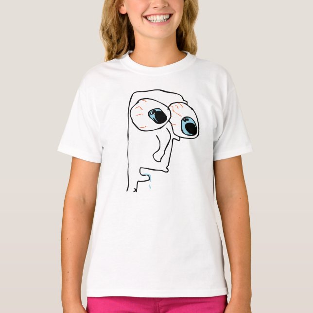 Camiseta Cómic de meme de ira (Anverso)