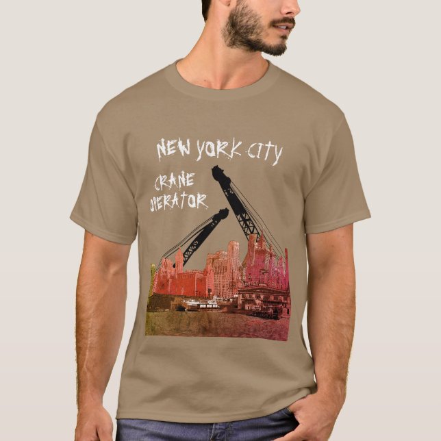 Camiseta Comic de Skyline Operator de la ciudad de Nueva Yo (Anverso)