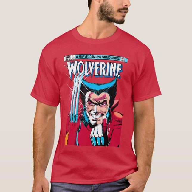 Camiseta Cómic de Wolverine de la Serie Limitada de X-Men d (Anverso)
