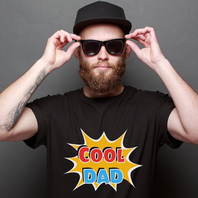 Camiseta Comic del Día del Padre Libro Guay Dad Mens (Subido por el creador)