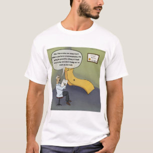 Camiseta Cómic divertido de araña con aracnofobia
