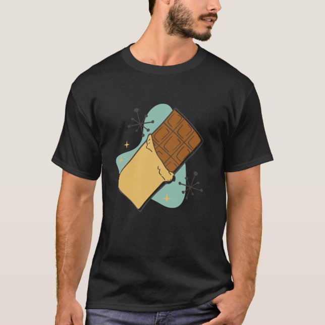 Camiseta Cómic en Chocolate Bar divertida para los niños ho (Anverso)