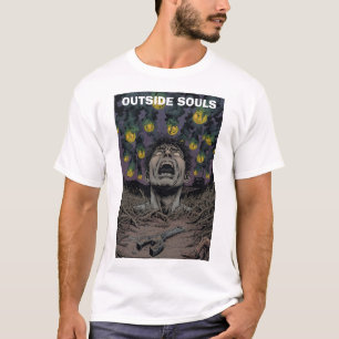 Camiseta Comic Horror Nightmare Screaming Face Green Smoke