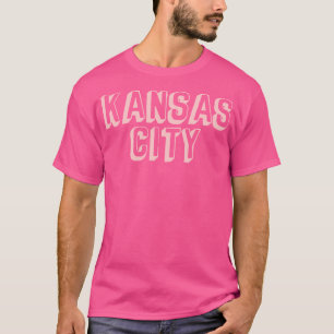 Camiseta Comic Kansas City Bloquea rosa claro