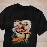 Camiseta Cómic moderno simple Personalizado Grunge Guay Fot<br><div class="desc">Este diseño sencillo y clásico está compuesto por tipografía de la síspera y añada una foto personalizado de su mascota.</div>