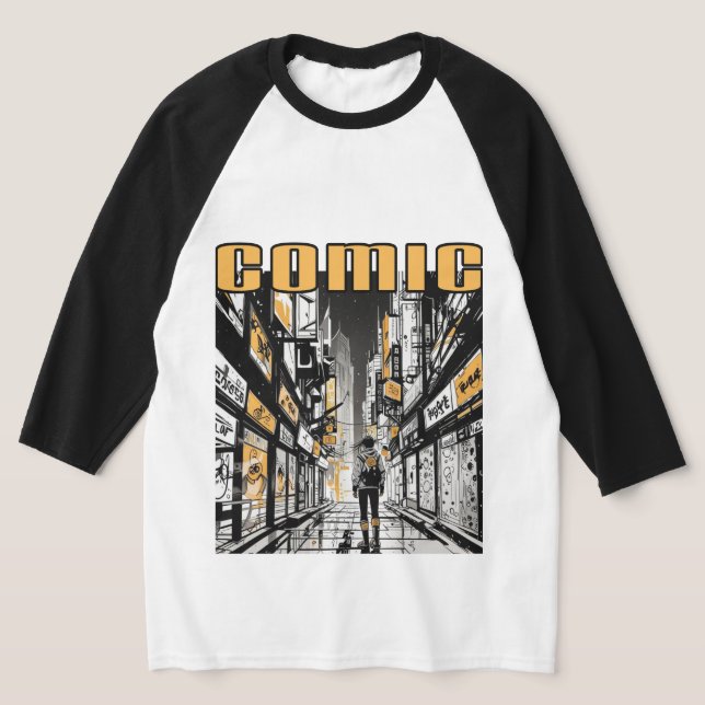 Camiseta Comic Raglan (Distribución)