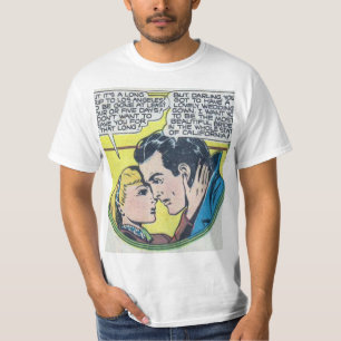 Camiseta Cómic romántico de los años 50   Mejor regalo para