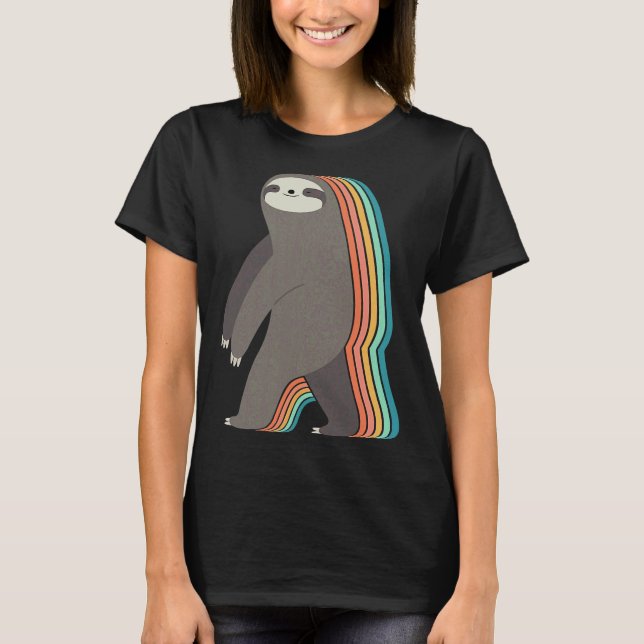 Camiseta Comic Sleepwalker Sloth Nap Sloth Lazy (Anverso)