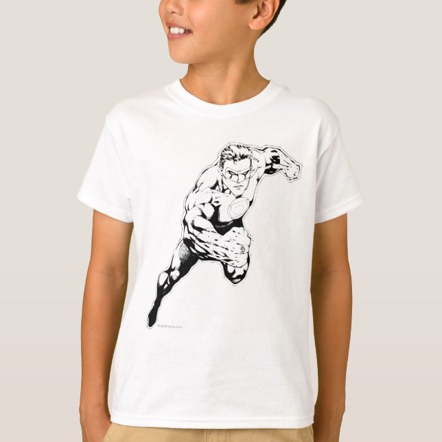 Camiseta Comic Style - Swift Jump, Black and White (Anverso)