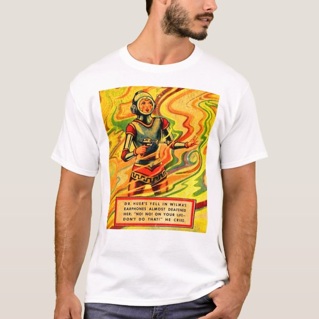 Camiseta Cómic Wilma Deering de Buck Rogers de los años 30 (Anverso)