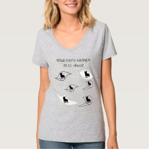 Camiseta cómica de Mascota de toros