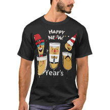 Comical celebración de Año Nuevo