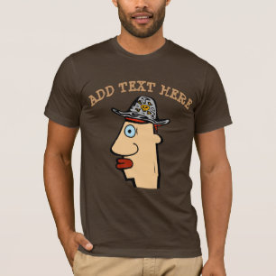 Camiseta Comical Head as a Pirate
