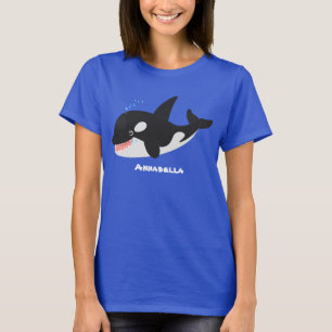 Camiseta Cómico asesino ballena orca personalizado lindo il