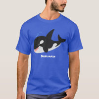 Cómico asesino ballena orca personalizado lindo il