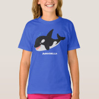 Cómico asesino ballena orca personalizado lindo il