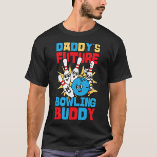 Camiseta Cómico boliche del futuro de bebé papá