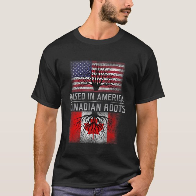 Camiseta Cómico canadiense radica en Canadá (Anverso)