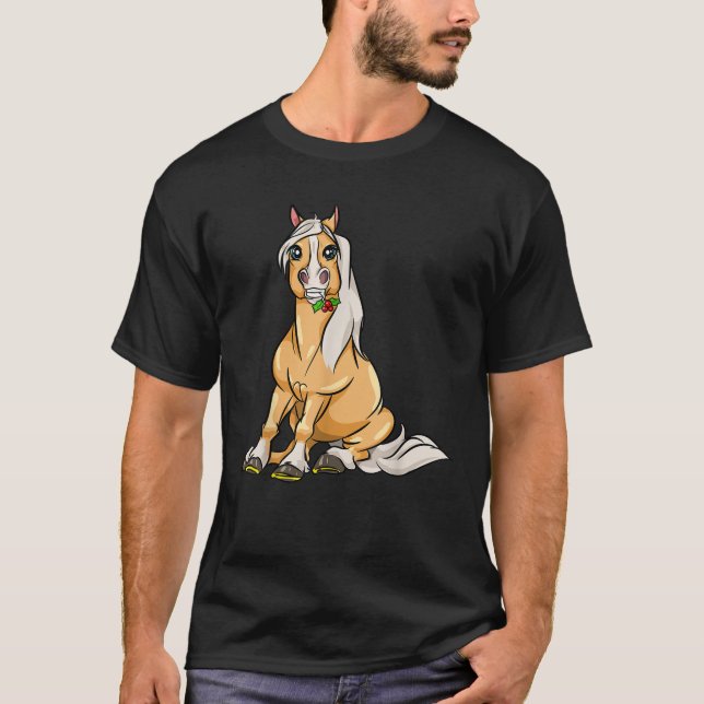 Camiseta Cómico de caballos de Haflinger Chica (Anverso)