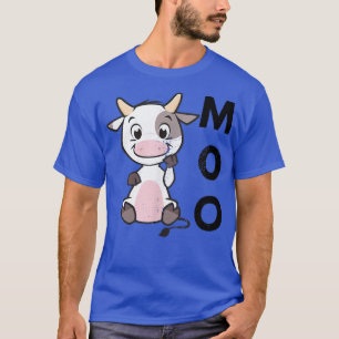 Camiseta Cómico Moo Baby Cow Country Life Farmer Animal