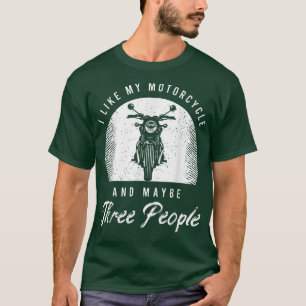 Camiseta Cómico Que Dice Por Un Enamorado De La Motocicleta