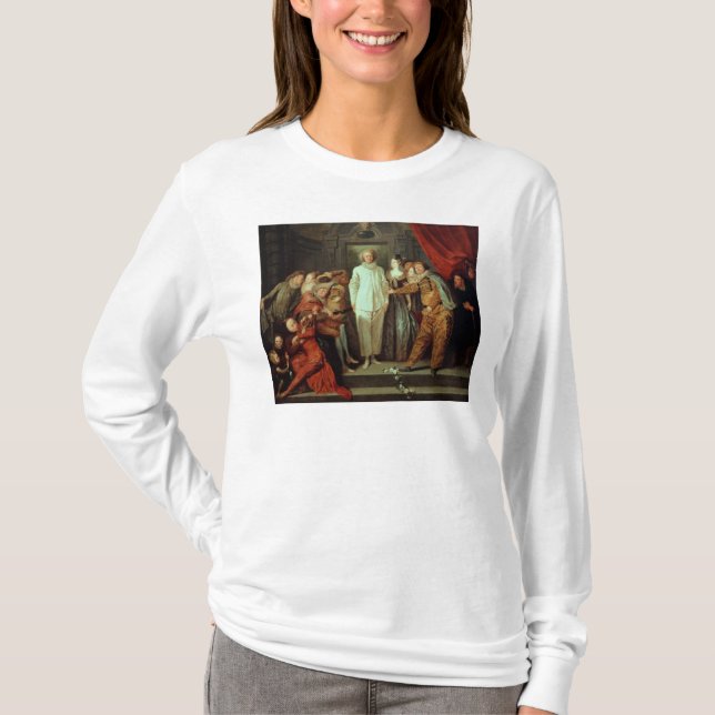 Camiseta Cómicos italianos, c.1720 (Anverso)