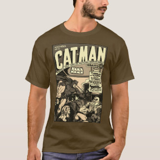 Camiseta Cómics CAT-MAN de 1940 (monotone)