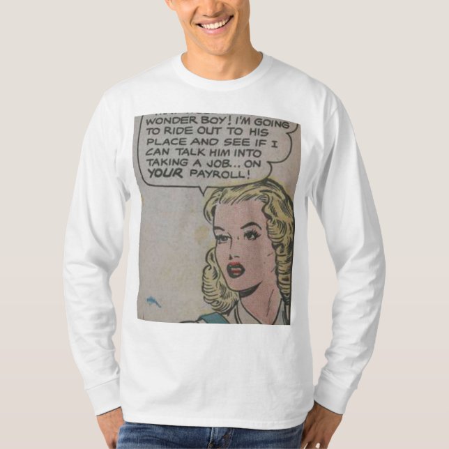 Camiseta Comics clásicos de los años 50 (Anverso)