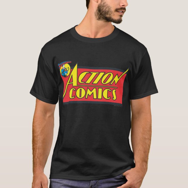 Camiseta Comics de acción - Superman (Anverso)