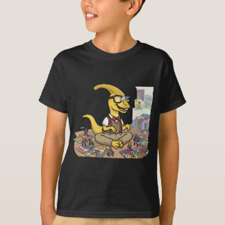 Camiseta Cómics de Dinosaurio Friki Figuras de Acción de Su