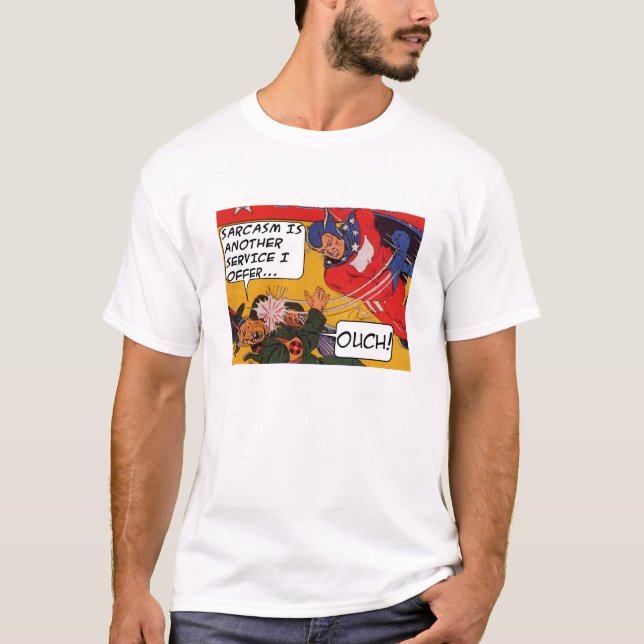 Camiseta Comics de Sarcasmo (Anverso)